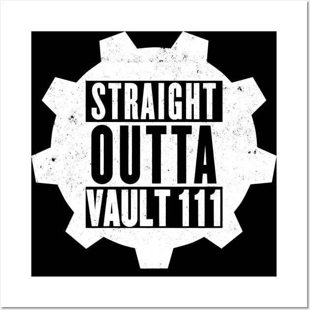 Straight Outta Vault 111 #2 Wall Art by KingVego